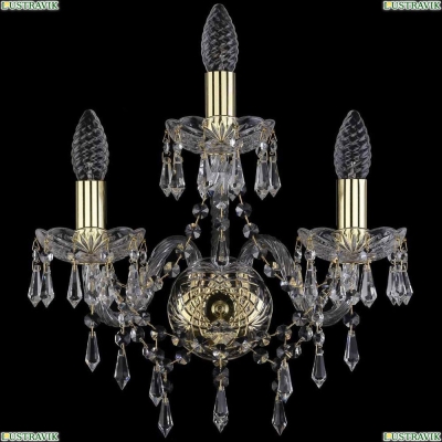 Бра 1403B/2+1/141/G ★Bohemia Ivele Crystal, Золото► — Купить▼