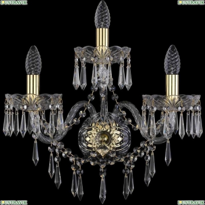 Бра 1403B/2+1/195/XL/G ★Bohemia Ivele Crystal, Золото► — Купить▼