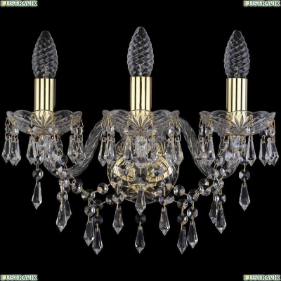 Бра 1403B/3/141/G ★Bohemia Ivele Crystal, Золото► — Купить▼