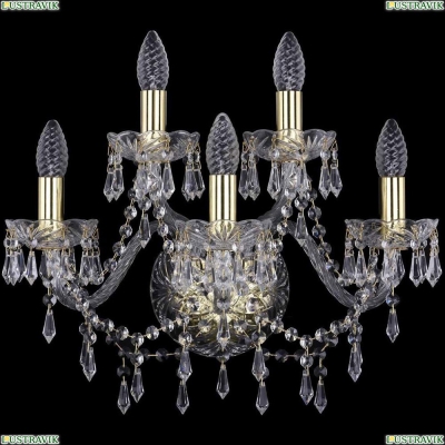 Бра 1403B/3+2/160/G ★Bohemia Ivele Crystal, Золото► — Купить▼