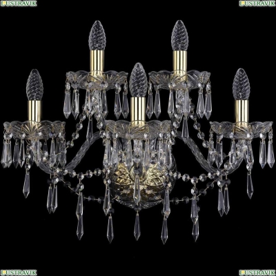 Бра 1403B/3+2/195/XL/G ★Bohemia Ivele Crystal, Золото► — Купить▼