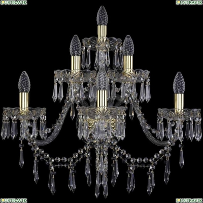 Бра 1403B/3+2+1/240/XL/G ★Bohemia Ivele Crystal, Золото► — Купить▼