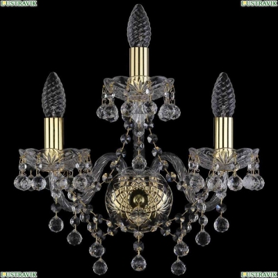 Бра 1409B/2+1/141/G ★Bohemia Ivele Crystal, Золото► — Купить▼