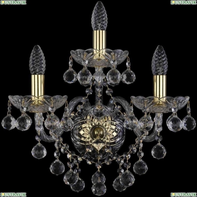 Бра 1409B/2+1/160/XL/G ★Bohemia Ivele Crystal, Золото► — Купить▼
