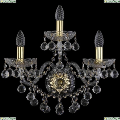 Бра 1409B/2+1/195/XL/G ★Bohemia Ivele Crystal, Золото► — Купить▼