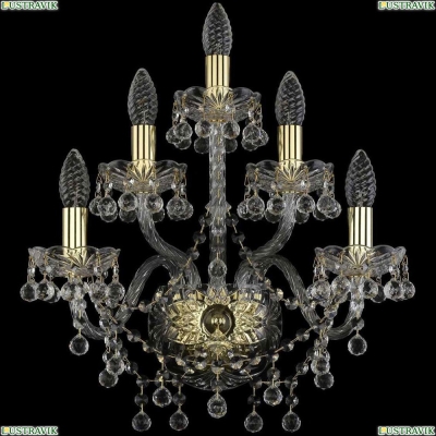 Бра 1409B/2+2+1/160/G ★Bohemia Ivele Crystal, Золото► — Купить▼