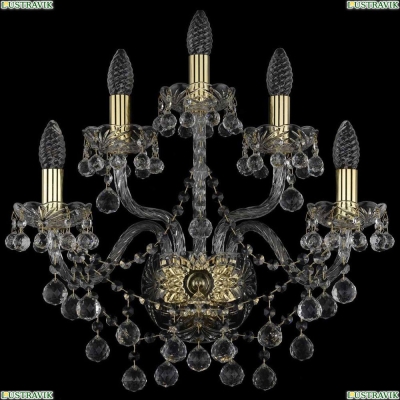 Бра 1409B/2+2+1/195/XL/G ★Bohemia Ivele Crystal, Золото► — Купить▼