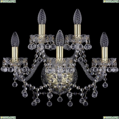 Бра 1409B/3+2/160/G ★Bohemia Ivele Crystal, Золото► — Купить▼