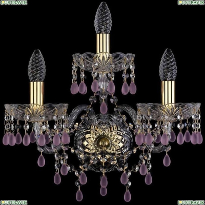 Бра 1410B/2+1/160/XL/G/V7010 ★Bohemia Ivele Crystal, Золото► — Купить▼