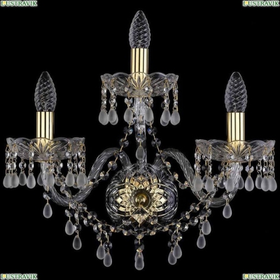 Бра 1410B/2+1/195/XL/G/V0300 ★Bohemia Ivele Crystal, Золото► — Купить▼