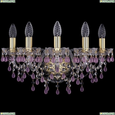Бра 1410B/5/160/G/V7010 ★Bohemia Ivele Crystal, Золото► — Купить▼