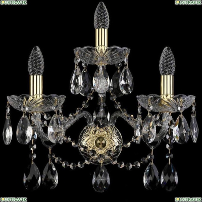 Бра 1413B/2+1/200/XL/G ★Bohemia Ivele Crystal, Золото► — Купить▼
