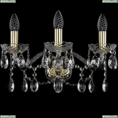 Бра 1413B/3/165/G ★Bohemia Ivele Crystal, Золото► — Купить▼