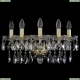 Бра 1413B/5/165/XL/G ★Bohemia Ivele Crystal, Золото► — Купить▼
