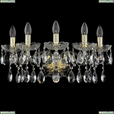 Бра 1413B/5/200/XL/G ★Bohemia Ivele Crystal, Золото► — Купить▼