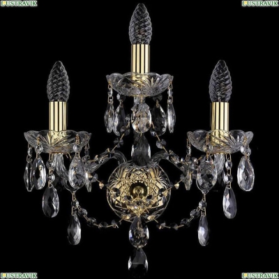 Бра 1415B/2+1/141/G ★Bohemia Ivele Crystal, Золото► — Купить▼