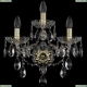 Бра 1415B/2+1/165/XL/G ★Bohemia Ivele Crystal, Золото► — Купить▼