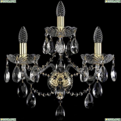 Бра 1415B/2+1/200/XL/G ★Bohemia Ivele Crystal, Золото► — Купить▼