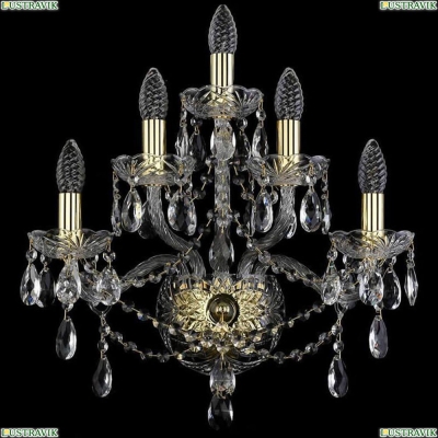 Бра 1415B/2+2+1/165/G ★Bohemia Ivele Crystal, Золото► — Купить▼