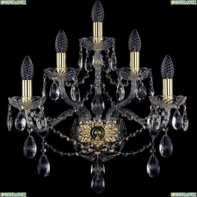 Бра 1415B/2+2+1/200/XL/G ★Bohemia Ivele Crystal, Золото► — Купить▼
