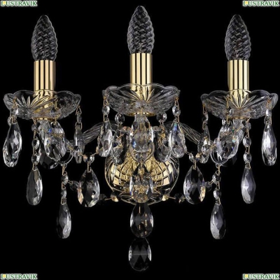 Бра 1415B/3/141/G ★Bohemia Ivele Crystal, Золото► — Купить▼
