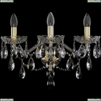 Бра 1415B/3/200/XL/G ★Bohemia Ivele Crystal, Золото► — Купить▼