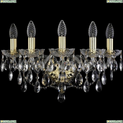 Бра 1415B/5/165/G ★Bohemia Ivele Crystal, Золото► — Купить▼