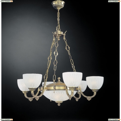 Люстра L 5600/6+2 ★Reccagni Angelo, 8 x 60Вт☀, Бронза► — Купить▼