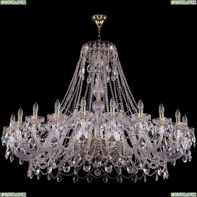 Люстра 1411/24/530/G ★Bohemia Ivele Crystal, Золото► — Купить▼