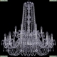 Люстра 1402/12+6/300/h-91/2d/Ni ★Bohemia Ivele Crystal, Никель► — Купить▼
