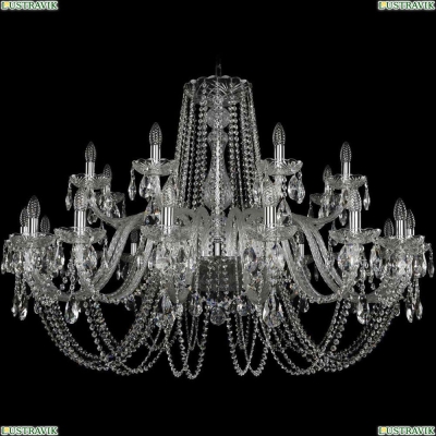 Люстра 1402/16+8/460/Ni ★Bohemia Ivele Crystal, Никель► — Купить▼