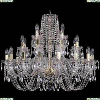 Люстра 1402/16+8+4/300/G ★Bohemia Ivele Crystal, Золото► — Купить▼