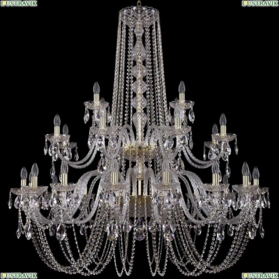 Люстра 1402/16+8+4/460/2d/G ★Bohemia Ivele Crystal, Золото► — Купить▼