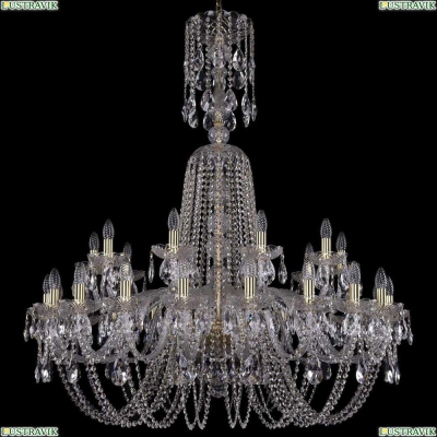 Люстра 1402/20+10/400/XL-130/G ★Bohemia Ivele Crystal, Золото► — Купить▼