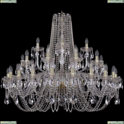 Люстра 1402/20+10+5/400/G ★Bohemia Ivele Crystal, Золото► — Купить▼