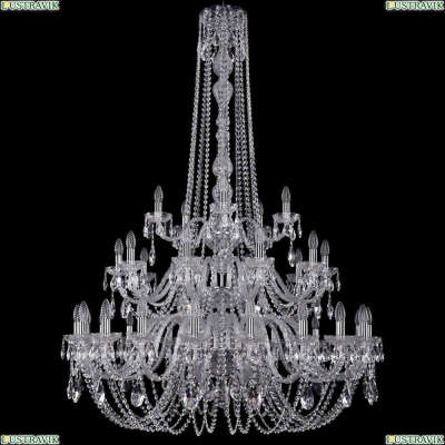 Люстра 1402/20+10+5/400/h-158/3d/Ni ★Bohemia Ivele Crystal, Никель► — Купить▼