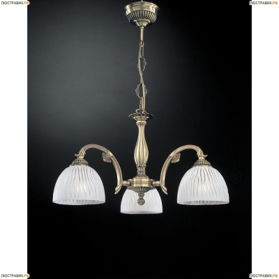 Люстра L 5650/3 ★Reccagni Angelo, 3 x 60Вт☀, Бронза► — Купить▼