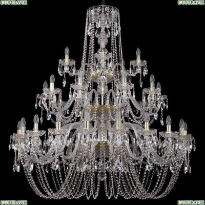 Люстра 1402/20+10+5/460/3d/G ★Bohemia Ivele Crystal, Золото► — Купить▼