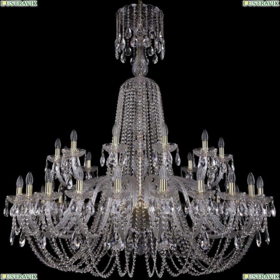 Люстра 1402/24+12/530/XL-154/G ★Bohemia Ivele Crystal, Золото► — Купить▼