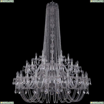 Люстра 1402/24+12+6/460/h-176/2d/Ni ★Bohemia Ivele Crystal, Никель► — Купить▼