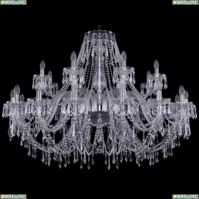 Люстра 1403/16+8/460/Ni ★Bohemia Ivele Crystal, Никель► — Купить▼