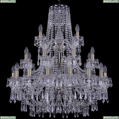 Люстра 1403/16+8+4/300/3d/Pa ★Bohemia Ivele Crystal, Патина► — Купить▼