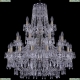 Люстра 1403/16+8+4/300/3d/Pa ★Bohemia Ivele Crystal, Патина► — Купить▼