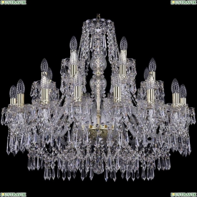 Люстра 1403/16+8+4/300/G ★Bohemia Ivele Crystal, Золото► — Купить▼