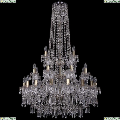Люстра 1403/16+8+4/300/h-130/3d/Pa ★Bohemia Ivele Crystal, Патина► — Купить▼