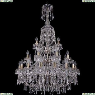 Люстра 1403/16+8+4/300/XL-131/3d/Pa ★Bohemia Ivele Crystal, Патина► — Купить▼