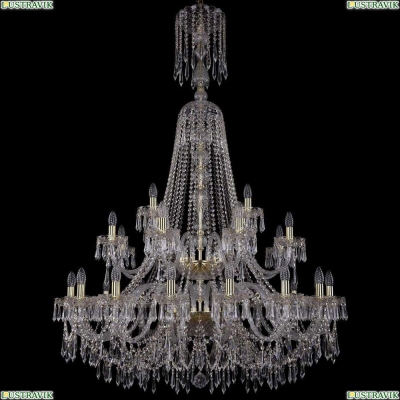 Люстра 1403/16+8+4/400/XL-163/2d/G ★Bohemia Ivele Crystal, Золото► — Купить▼
