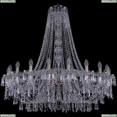 Люстра 1403/20/400/h-114/Pa ★Bohemia Ivele Crystal, Патина► — Купить▼