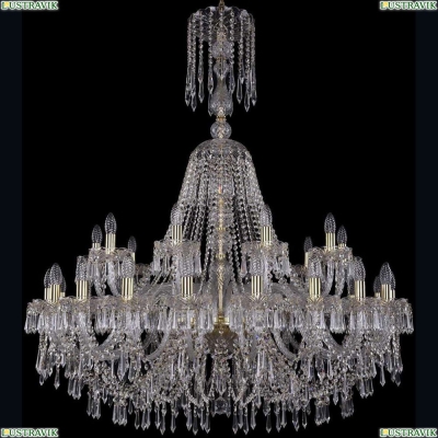 Люстра 1403/20+10/400/XL-133/G ★Bohemia Ivele Crystal, Золото► — Купить▼