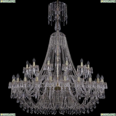 Люстра 1403/24+12/530/XL-160/G ★Bohemia Ivele Crystal, Золото► — Купить▼